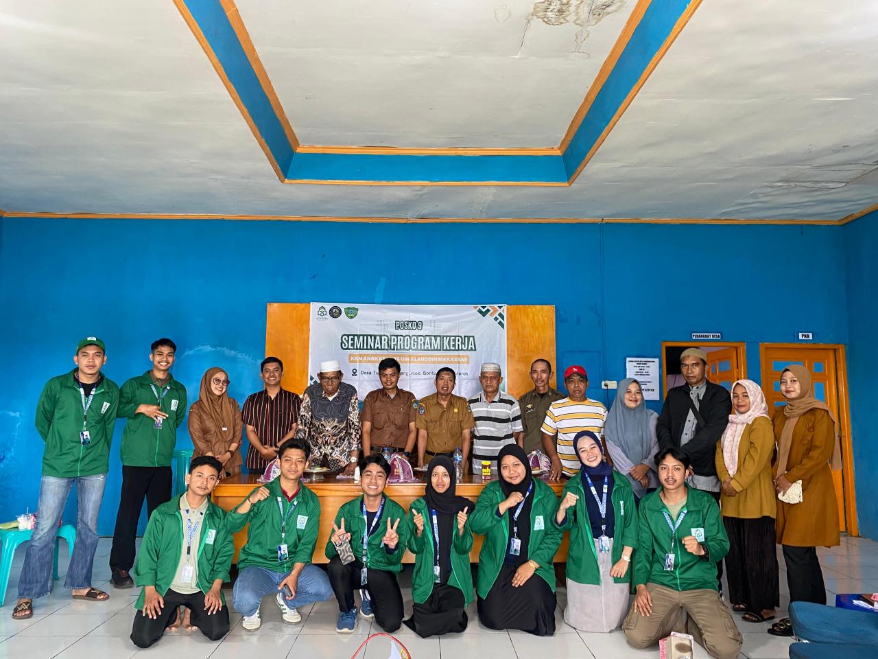 Gambar Kolaborasi dengan Masyarakat, Mahasiswa KKN UIN Alauddin Desa Tumikamaseang Gelar Seminar Proker