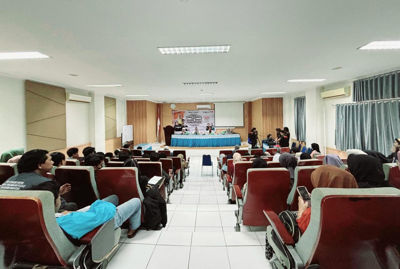 Gambar Kolaborasi dengan MBS, HMJ Sosiologi Bahas Peran Sosial Ruang Aman Perempuan