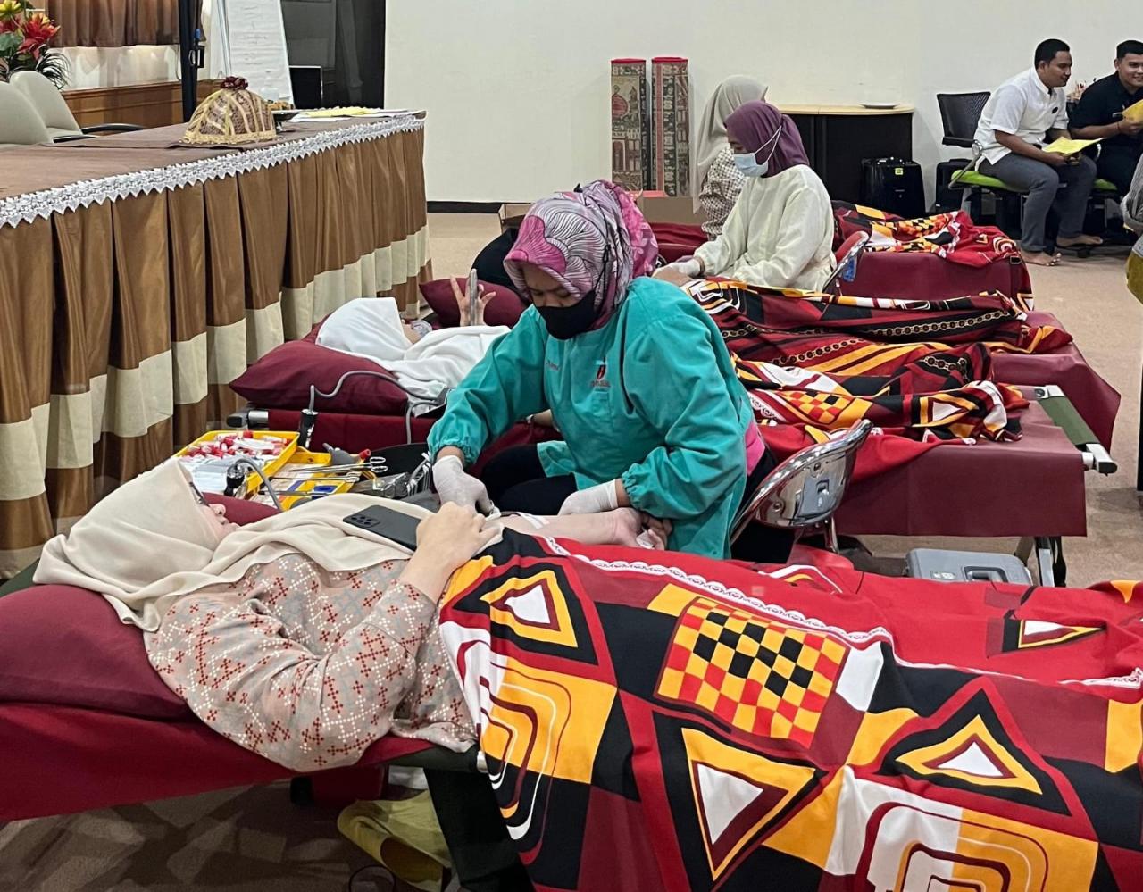 Gambar Kolaborasi Dengan UPD PMI Provinsi Sulawesi Selatan, HMJ Kedokteran Rutin Adakan Donor Darah.