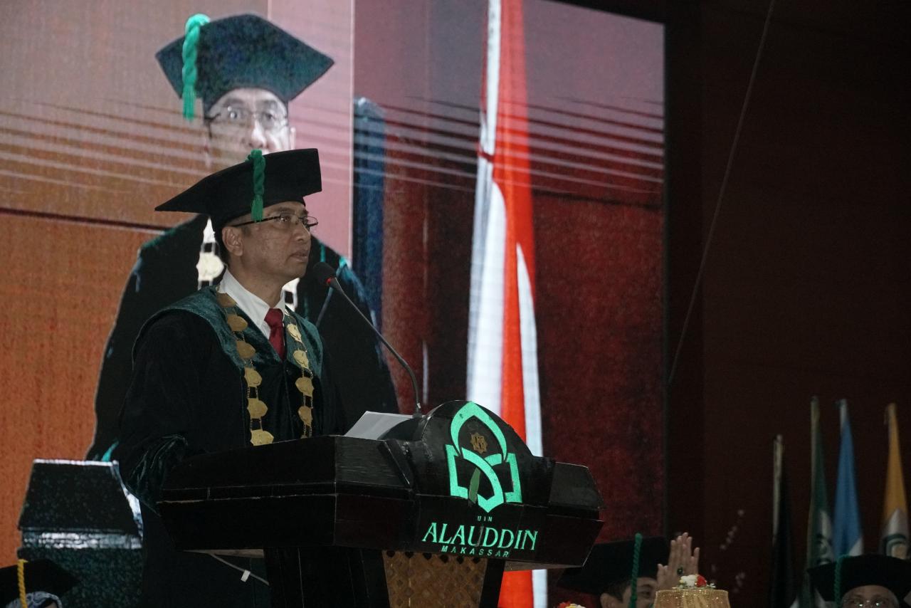 Gambar Kukuhkan Tiga Guru Besar, Prof Hamdan Juhannis Ciptakan Istilah Akulturasi Keilmuan