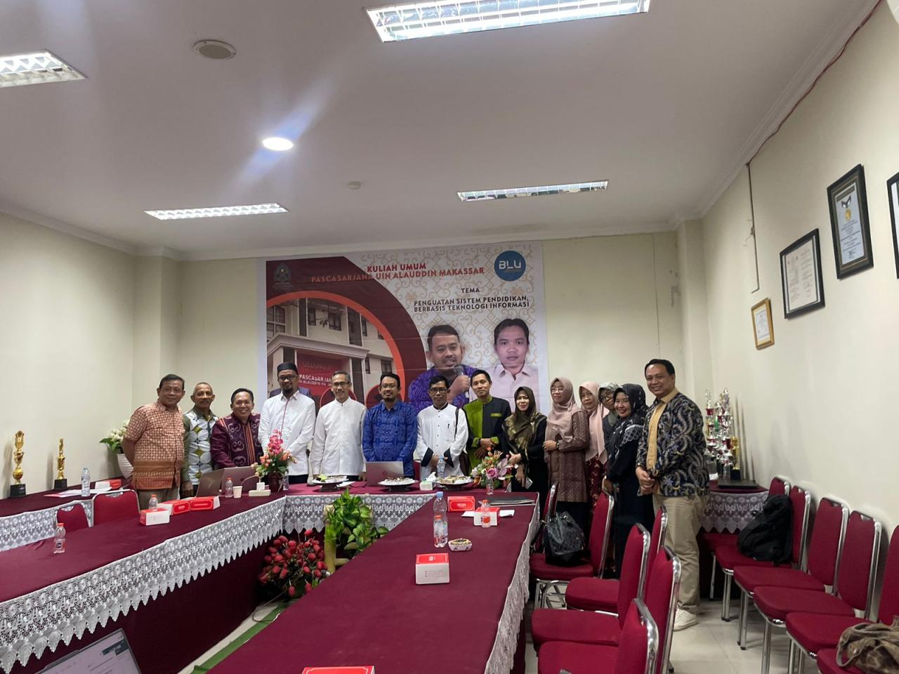 Gambar Kuliah Umum Pascasarjana UIN Alauddin: Penguatan Sistem Pendidikan Berbasis Teknologi