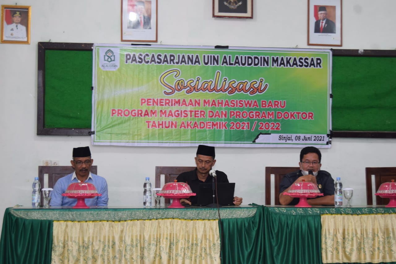 Gambar Kunjungi Kemenag Sinjai, Pascasarjana UIN Alauddin Sosialisasi Penerimaan Mahasiswa Program Magister