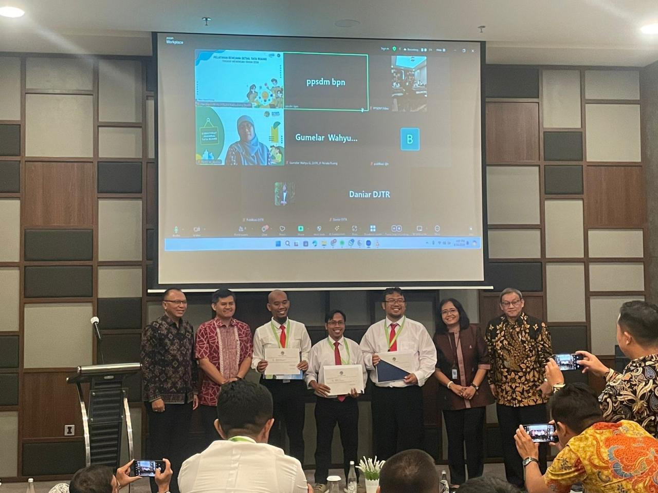 Gambar Laboran Prodi PWK UIN Alauddin, Iswahyuddin Peserta Terbaik Pelatihan RDTR Tingkat Menengah 2024