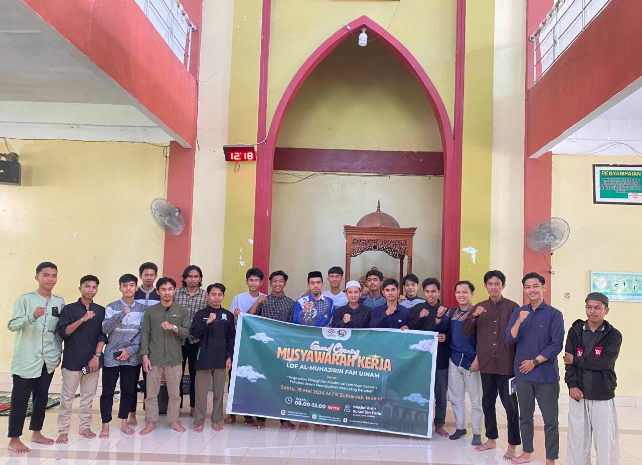 Gambar LDF Al-Muhajirin FAH Gelar Grand Opening Musyawarah Kerja  Nadia Hamrawati