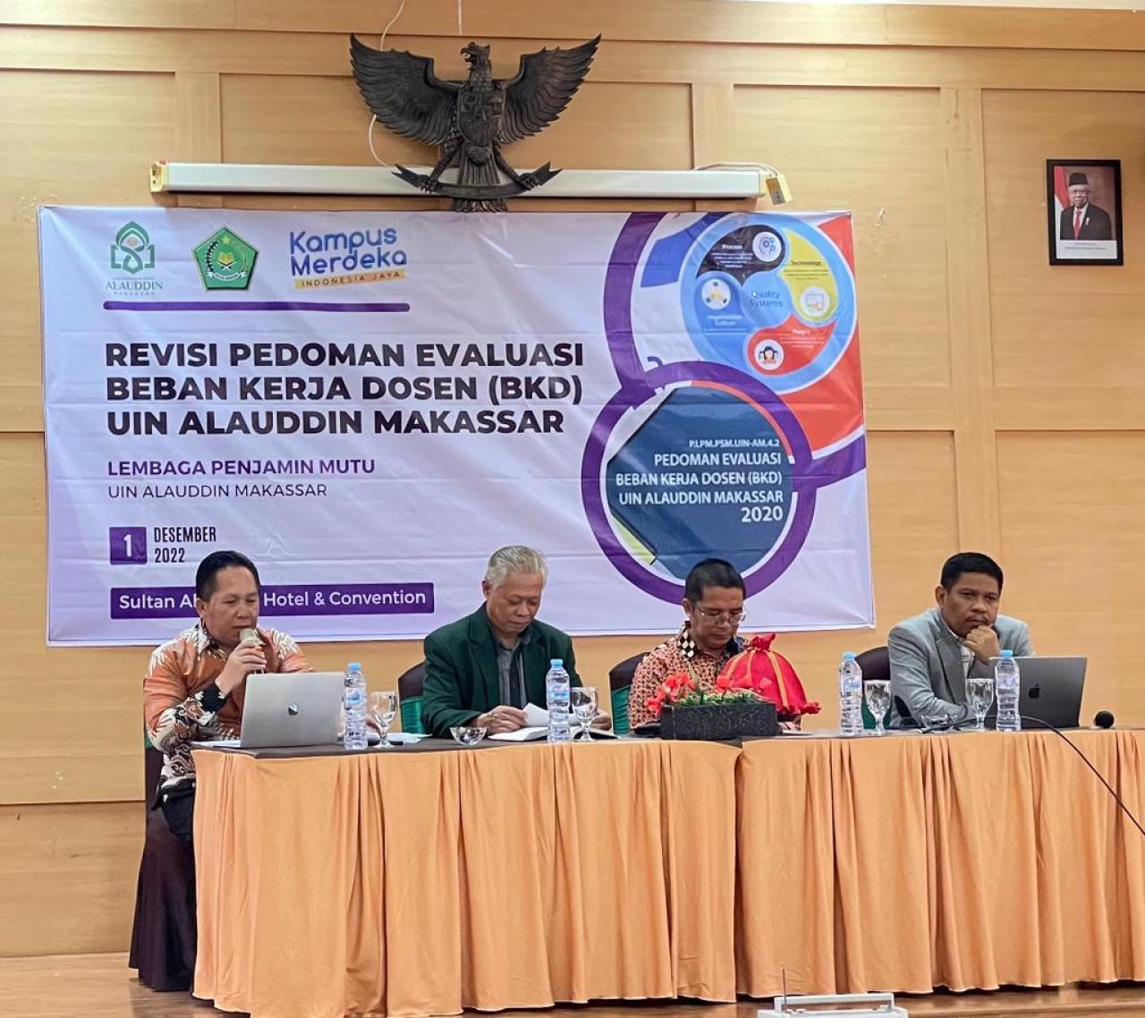 Gambar LPM UIN Makassar Adakan Revisi Pedoman Evaluasi BKD