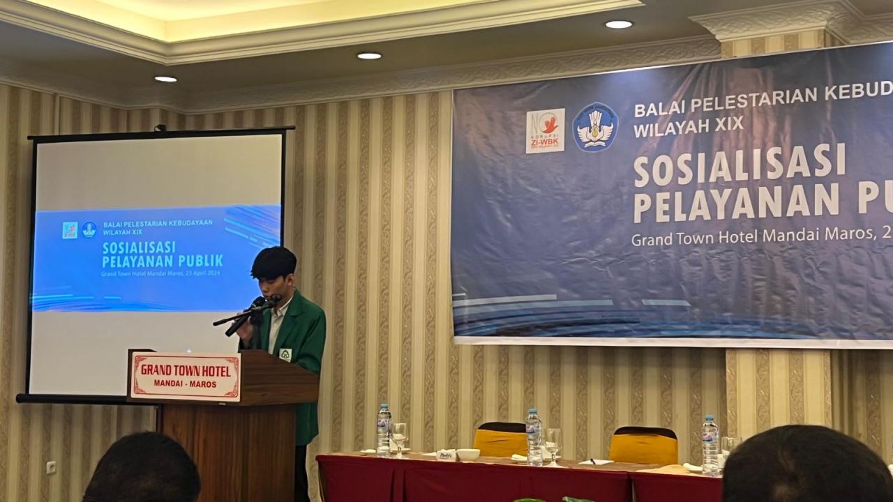 Gambar Magang MBKM di BPK Wilayah XlX, Mahasiswa UIN Makassar Ini Aktif Sosialisasi Pelayanan Publik