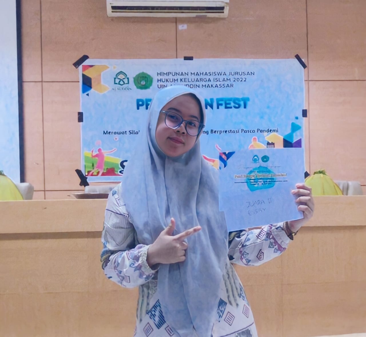 Gambar Mahasiswa Asal Makassar Sabet Juara II Lomba Essai di Peradilan Fest HKI UIN Alauddin