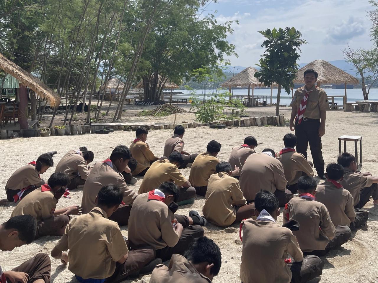 Gambar Mahasiswa BSA UIN Alauddin Jadi Pemateri Gerakan Pramuka SMP DDI Mangkoso