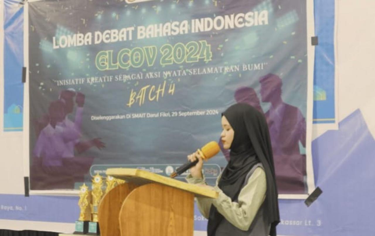 Gambar Mahasiswa BSI UIN Alauddin Pimpin Lomba Debat Bahasa Indonesia di Eliot's Eco Event