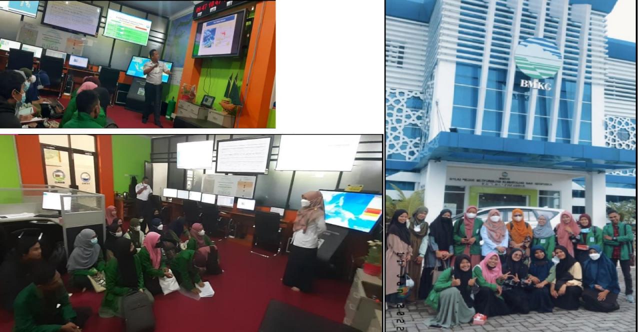 Gambar Mahasiswa dan Dosen Fisika UIN Alauddin Kunjungan Studi ke BBMKG Regional IV Kota Makassar