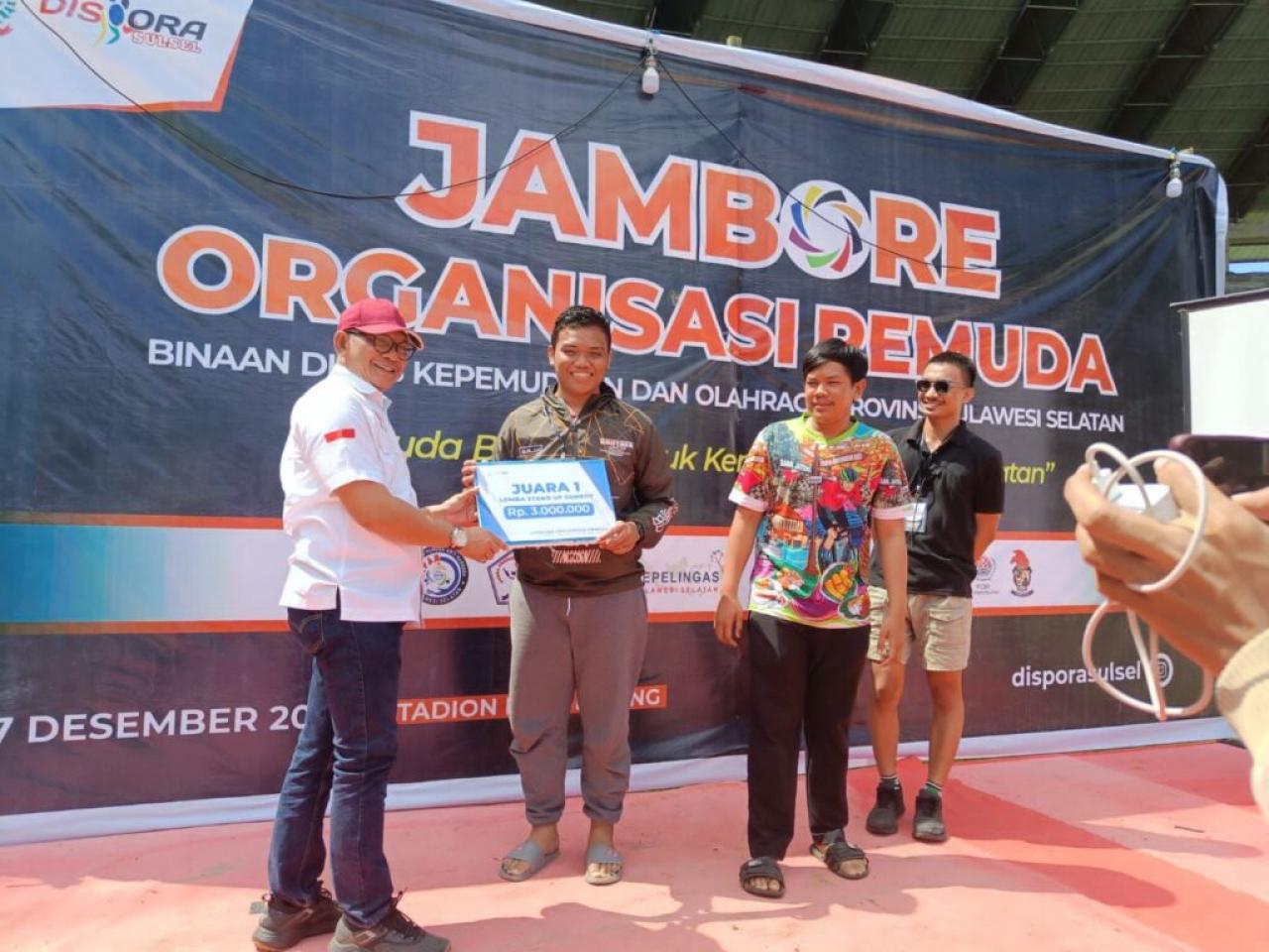 Gambar Mahasiswa Ikom UIN Makassar Sabet Juara 1 Stand Up Comedy Jambore Organisasi Pemuda Sulsel