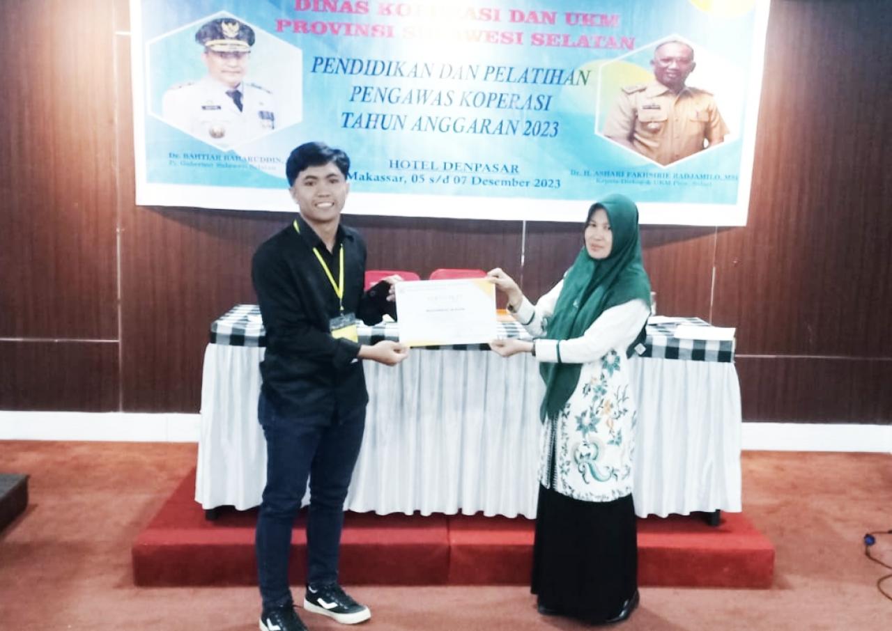 Gambar Mahasiswa Ilmu Ekonomi UIN Alauddin Jadi Koperasi Termuda se-Sulsel dan Lolos BNSP