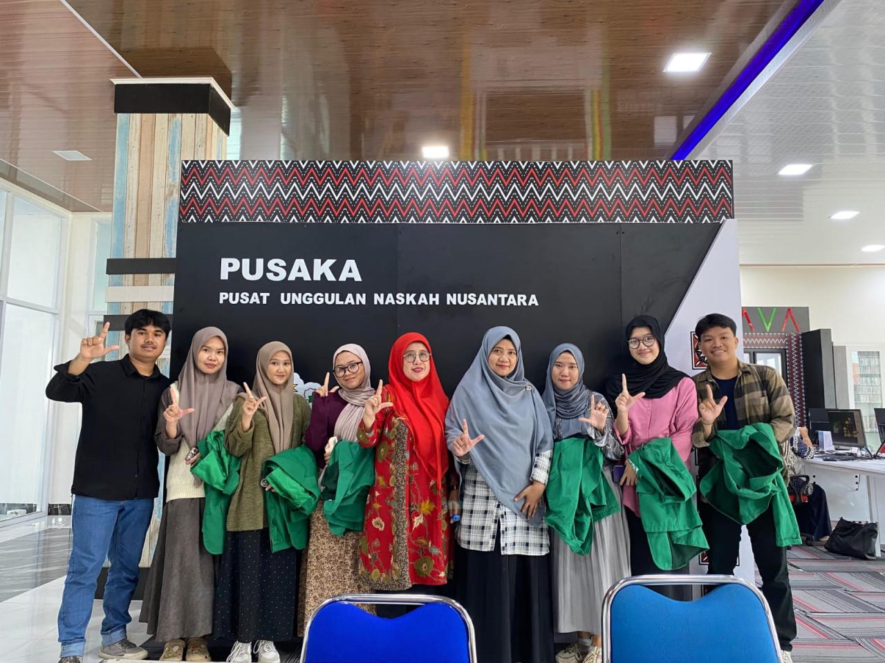 Gambar Mahasiswa IP UIN Alauddin Belajar Desain Gedung dan Interior di Dinas Perpustakaan dan Kearsipan Kot