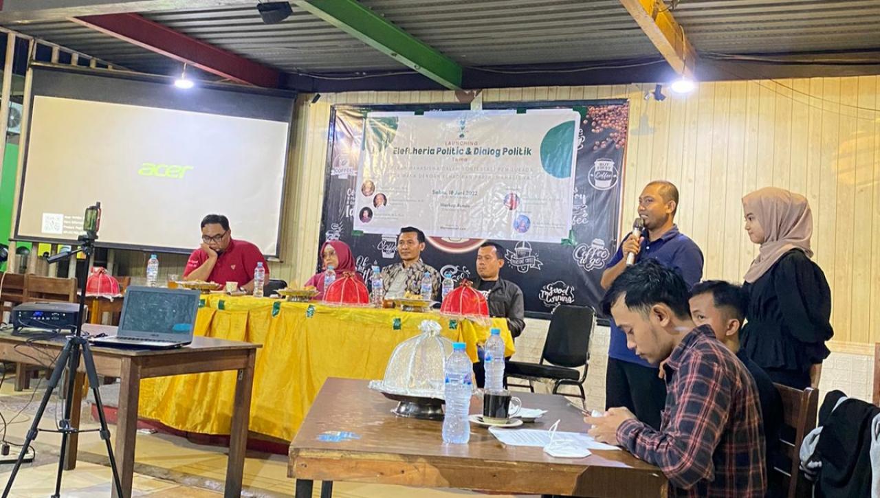 Gambar Mahasiswa Ipol UIN Alauddin Launcing Study Club Eleftheria Politic