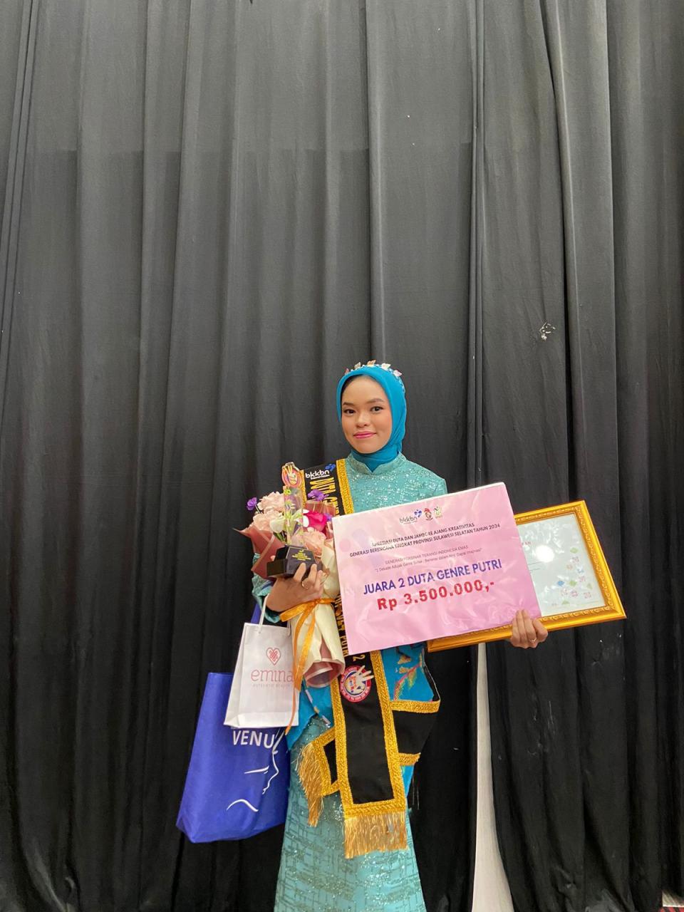 Gambar Mahasiswa Jurnalistik UIN Alauddin Juara II Duta GenRe Sulsel 2024