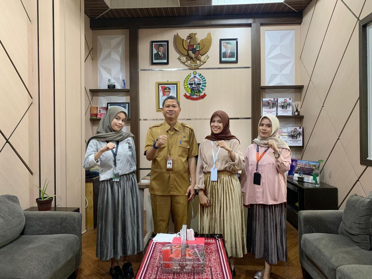 Gambar Mahasiswa Jurnalistik UIN Alauddin Praktikum di Humas Kominfo Sulsel