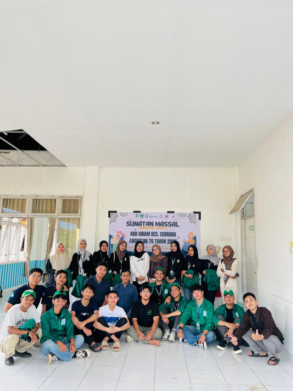 Gambar Mahasiswa KKN UIN Alauddin Desa Cenrana Adakan Sunatan Massal