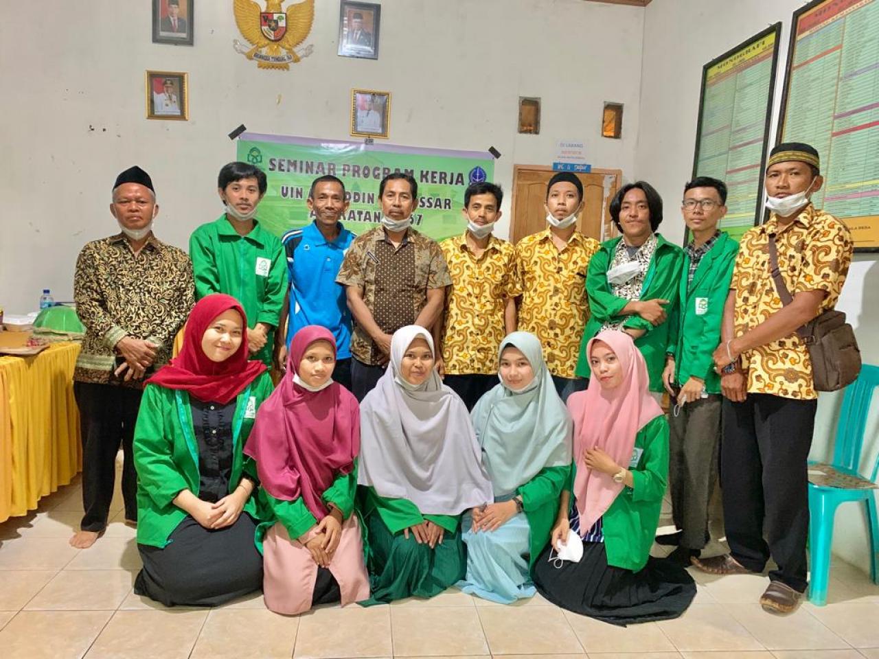 Gambar Mahasiswa KKN UIN Alauddin di Desa Padaelo Kabupaten Bone Sukses Gelar Seminar Program Kerja