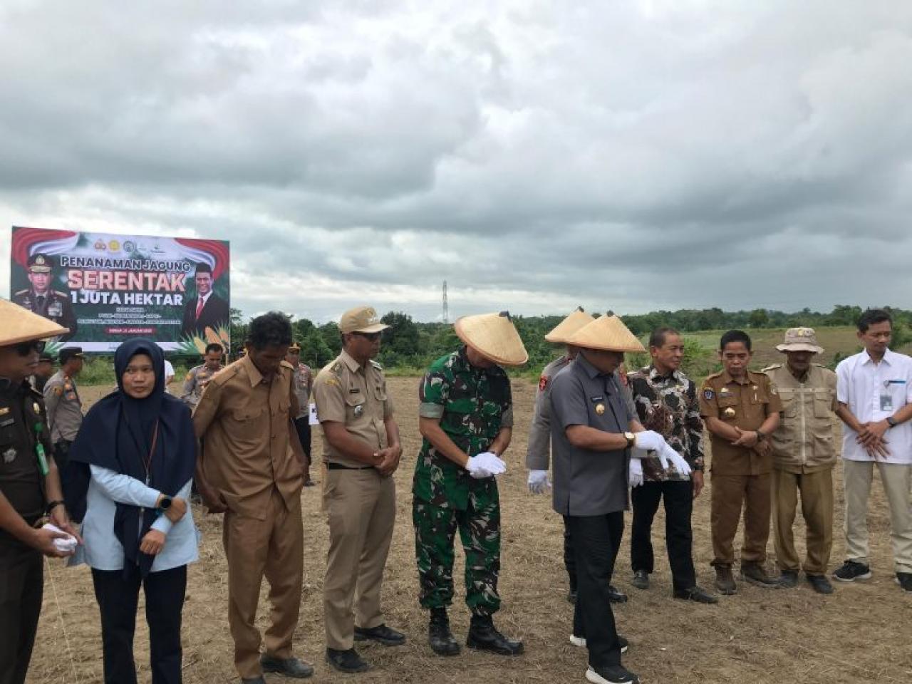 Gambar Mahasiswa KKN UIN Alauddin Lakukan Kolaborasi Penanaman Jagung Serentak di Desa Mario