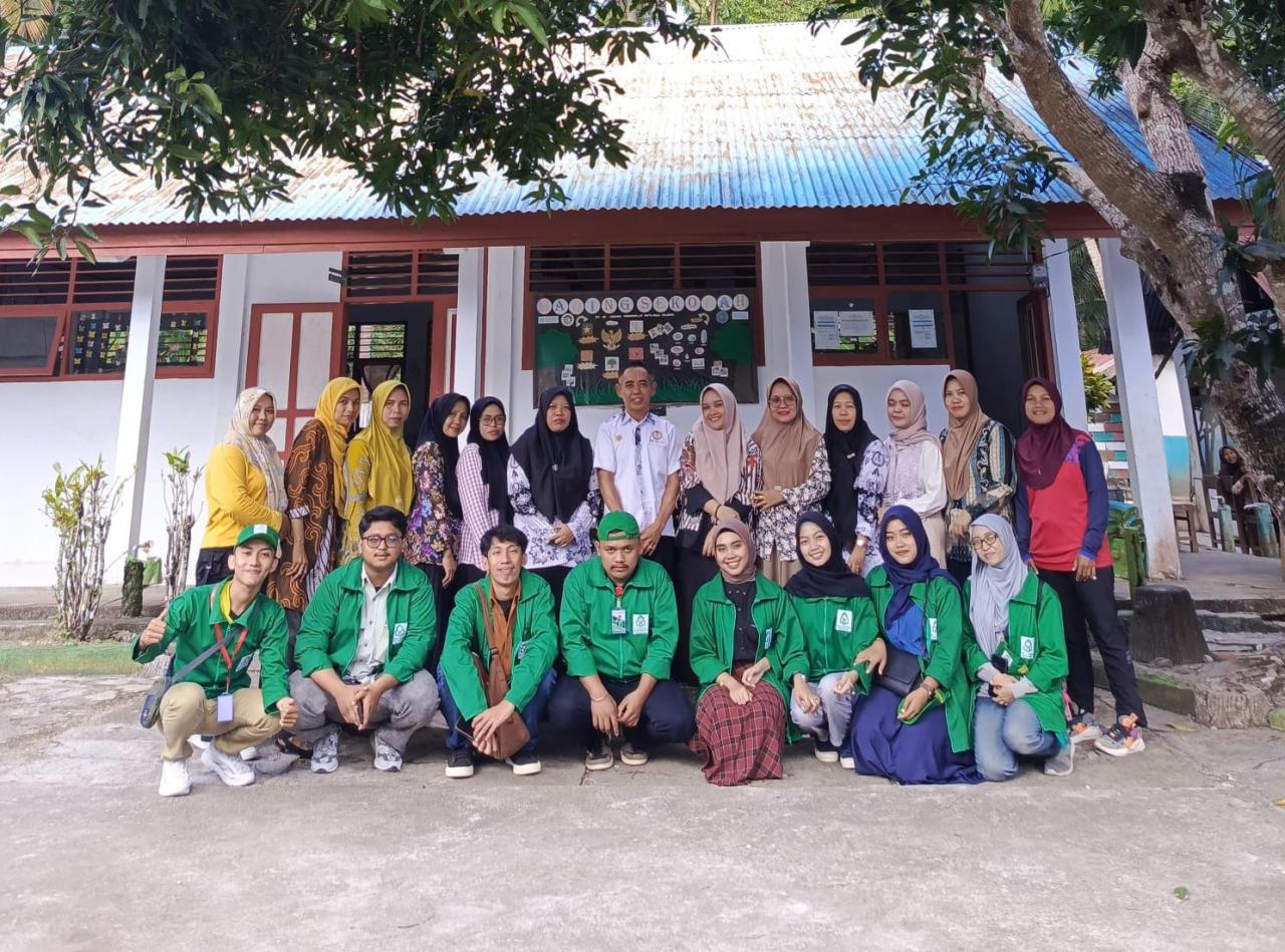 Gambar Mahasiswa KKN UIN Alauddin Pengabdian di UPT SDI Lembangmatene No. 76 Selayar