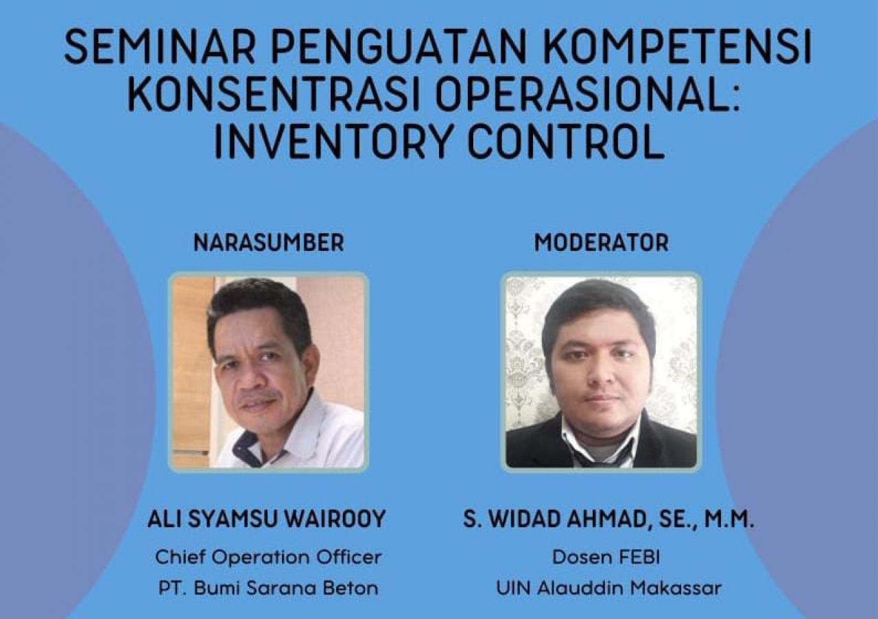Gambar Mahasiswa Konsentrasi Operasional Prodi Manajemen FEBI Dibekali Inventrory Control