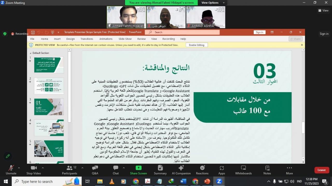 Gambar Mahasiswa Magister PBA jadi  Presenter pada International Conference: ICON-POSTALL