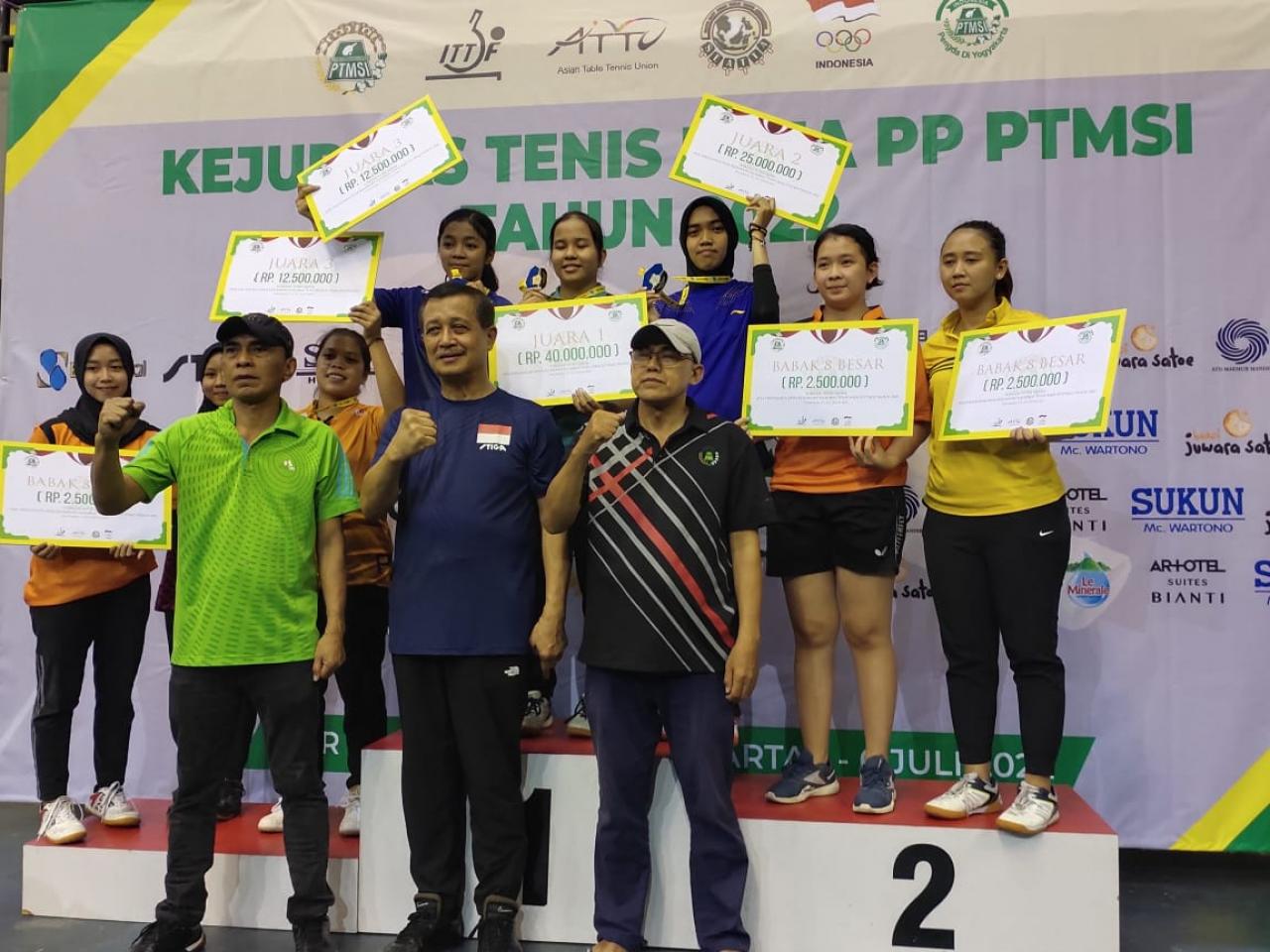 Gambar Mahasiswa PBI UIN Alauddin Juara II Kejurnas Tenis Meja PTMSI di Yogyakarta