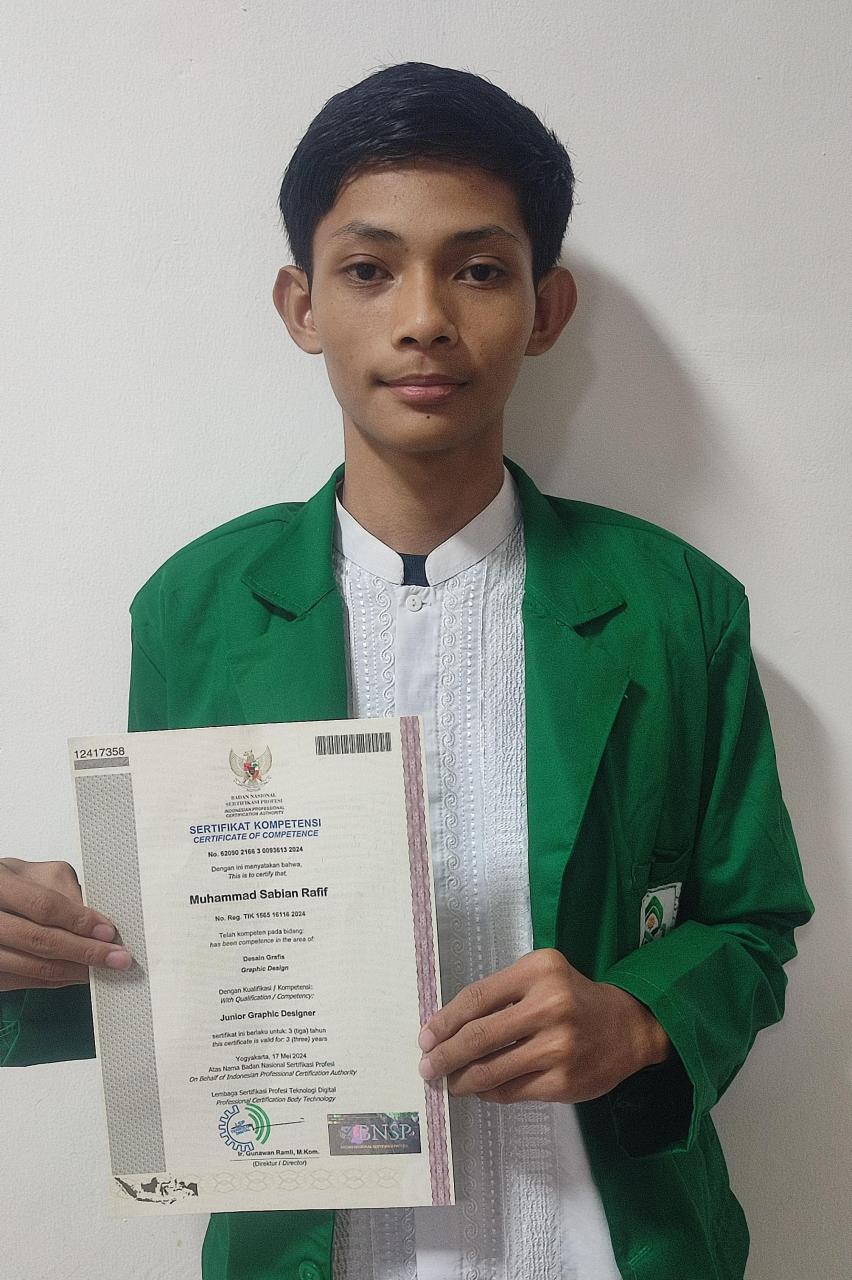 Gambar Mahasiswa PBS FEBI Raih Sertifikasi Junior Graphic Designer Melalui Kerja Sama BBPSDMP dan BNSP