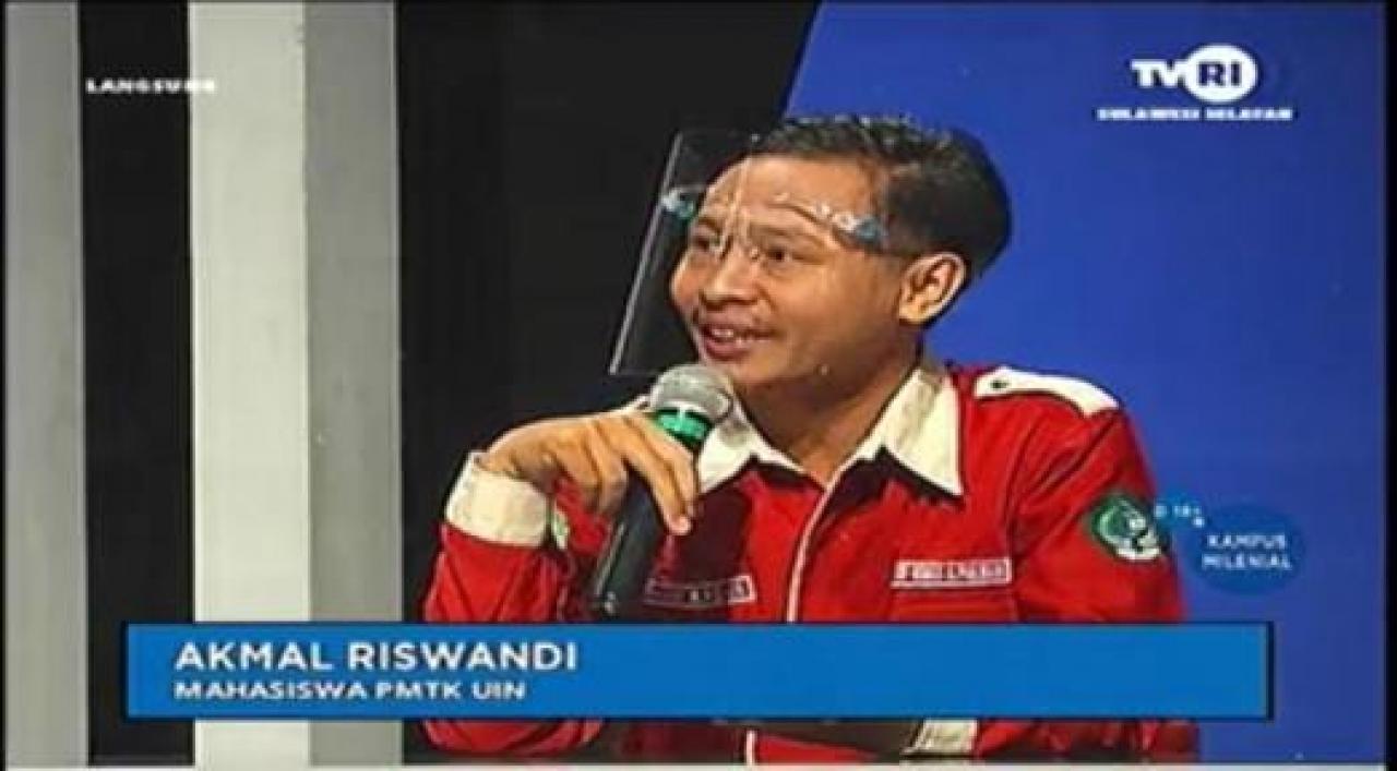 Gambar Mahasiswa Pendidikan Matematika UIN Alauddin Jadi Bintang Tamu Acara “Kampus Milenial” di TVRI Sulse