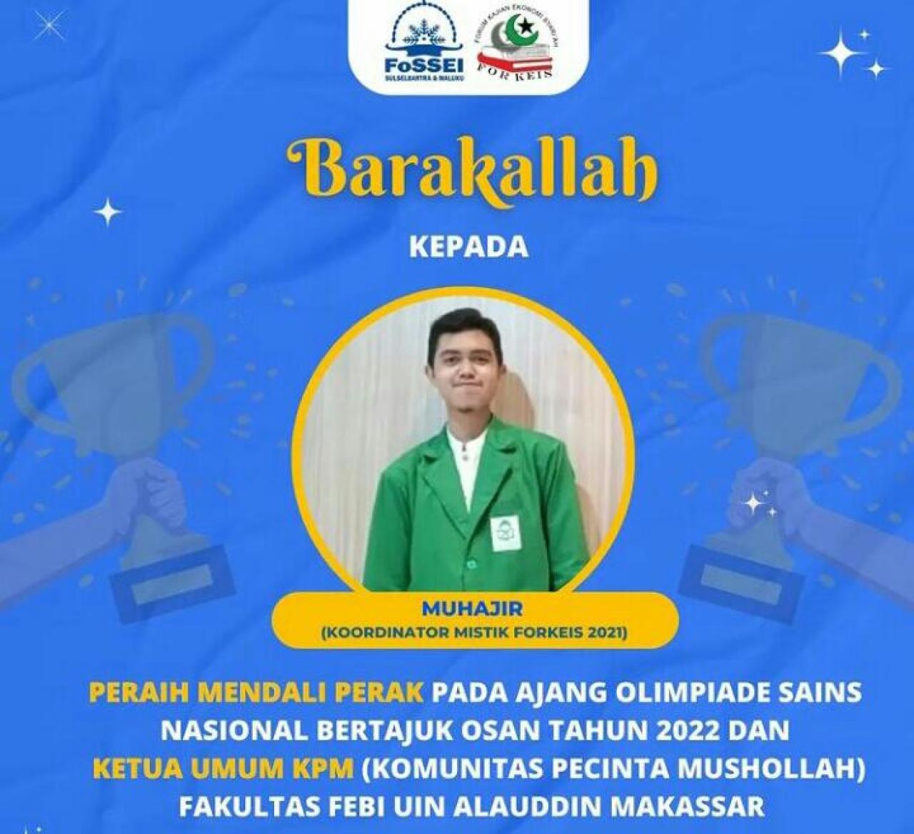 Gambar Mahasiswa Perbankan Syariah UIN Alauddin Raih Medali Perak di OSAN 2022