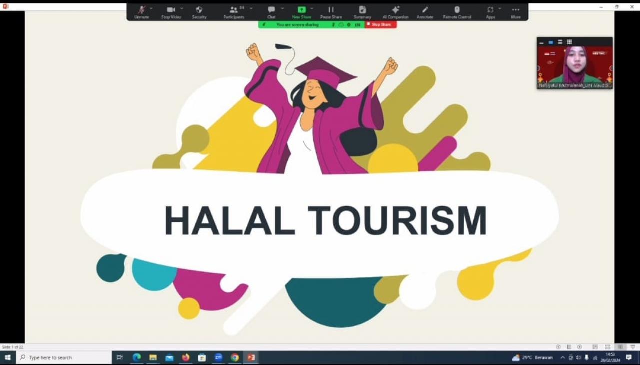 Gambar Mahasiswa UIN Makassar Jadi Pembicara Pada Halal Tourism