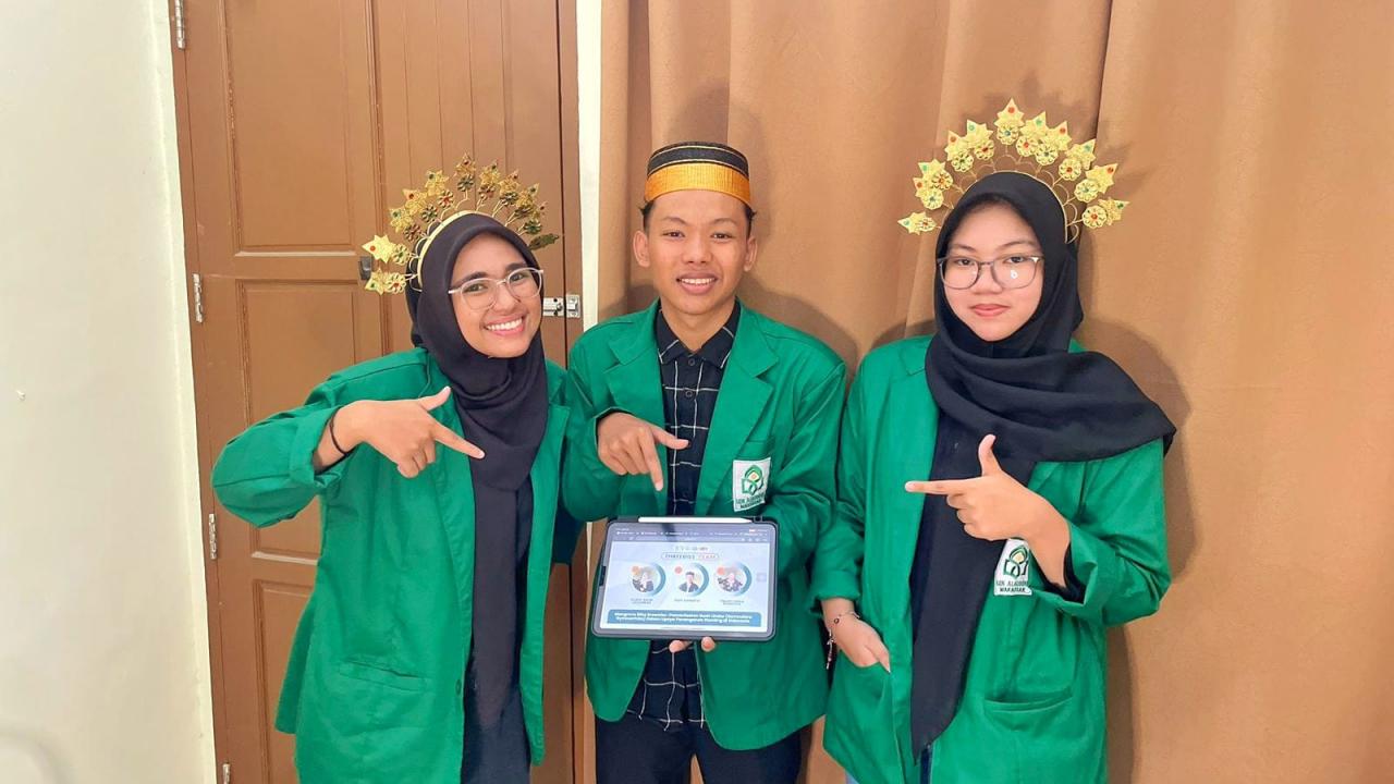 Gambar Mahasiswa Prodi Akuntansi UIN Makassar Juara I Business Plan dan Juara III Lomba Essay di UIN Banten