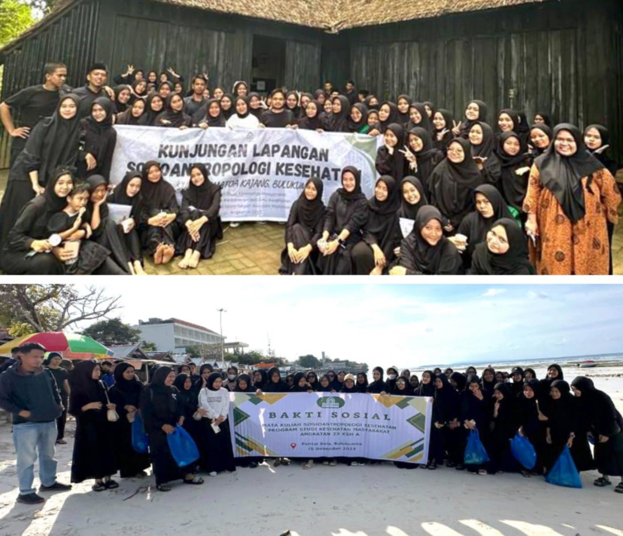 Gambar Mahasiswa Prodi Kesmas UIN Alauddin Baksos dan Kunjungan Lapangan di Bulukumba