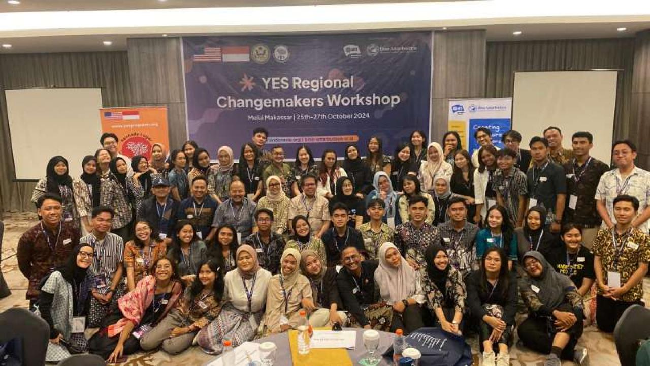 Gambar Mahasiswa Prodi PBI UIN Alauddin Belajar Self Development di YES Regional Changemakers Workshop