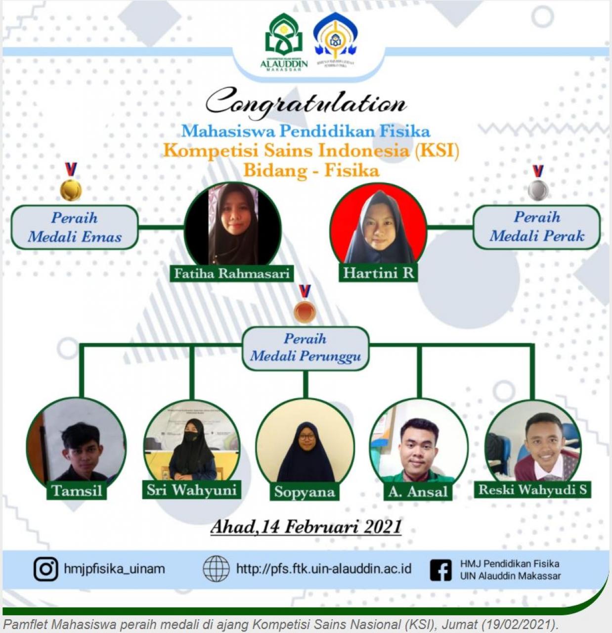 Gambar Mahasiswa Prodi Pendidikan Fisika Raih Medali Emas