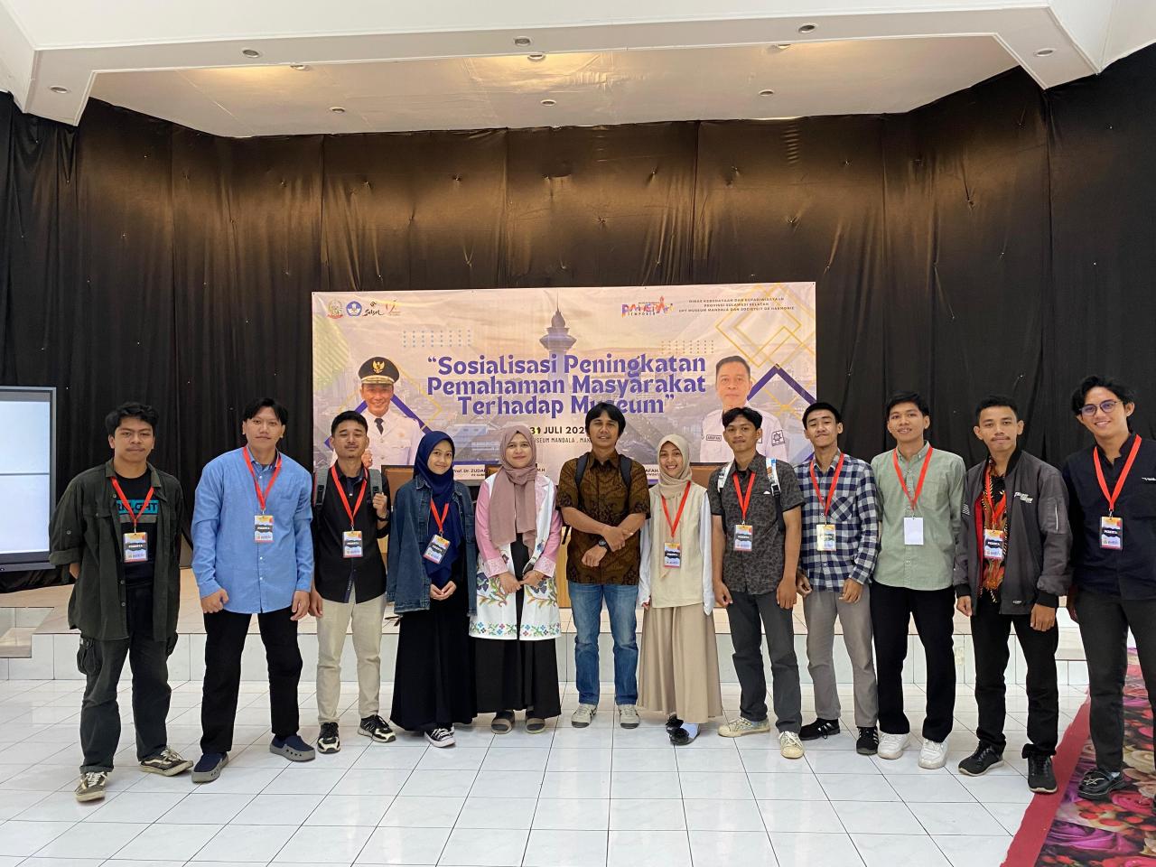 Gambar Mahasiswa SPI Ikuti Kegiatan Sosialisasi Peningkatan Pemahaman Museum Dispar Makassar