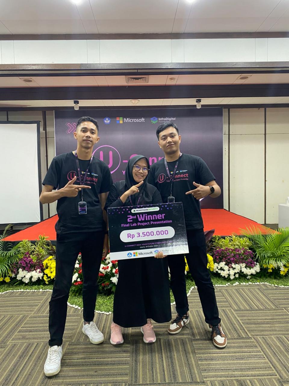 Gambar Mahasiswa Teknik Informatika UIN Alauddin  Raih Juara 2 di Kompetisi Bergengsi U-Connect 2024