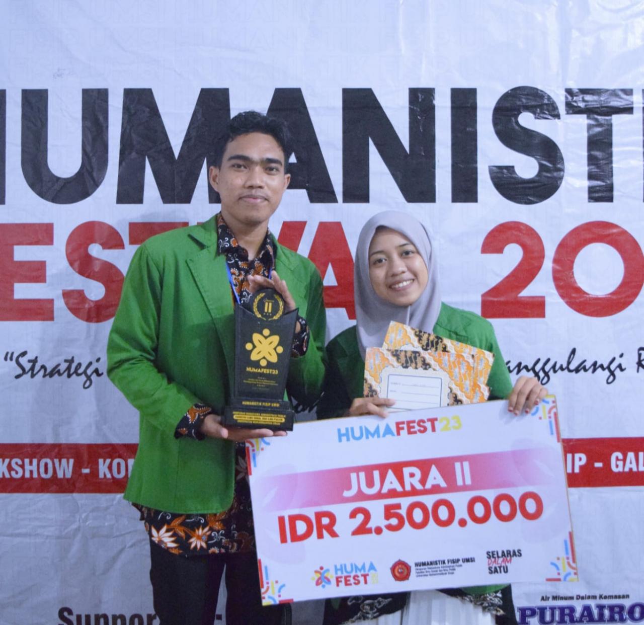 Gambar Mahasiswa UIN Alauddin Juara II di Humanistik Festival Unismuh Sinjai