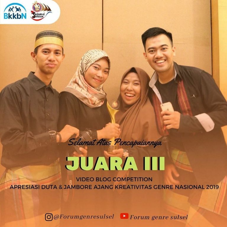 Gambar Mahasiswa UIN Alauddin Raih Juara III Vlog Competition ADG JAK 2019