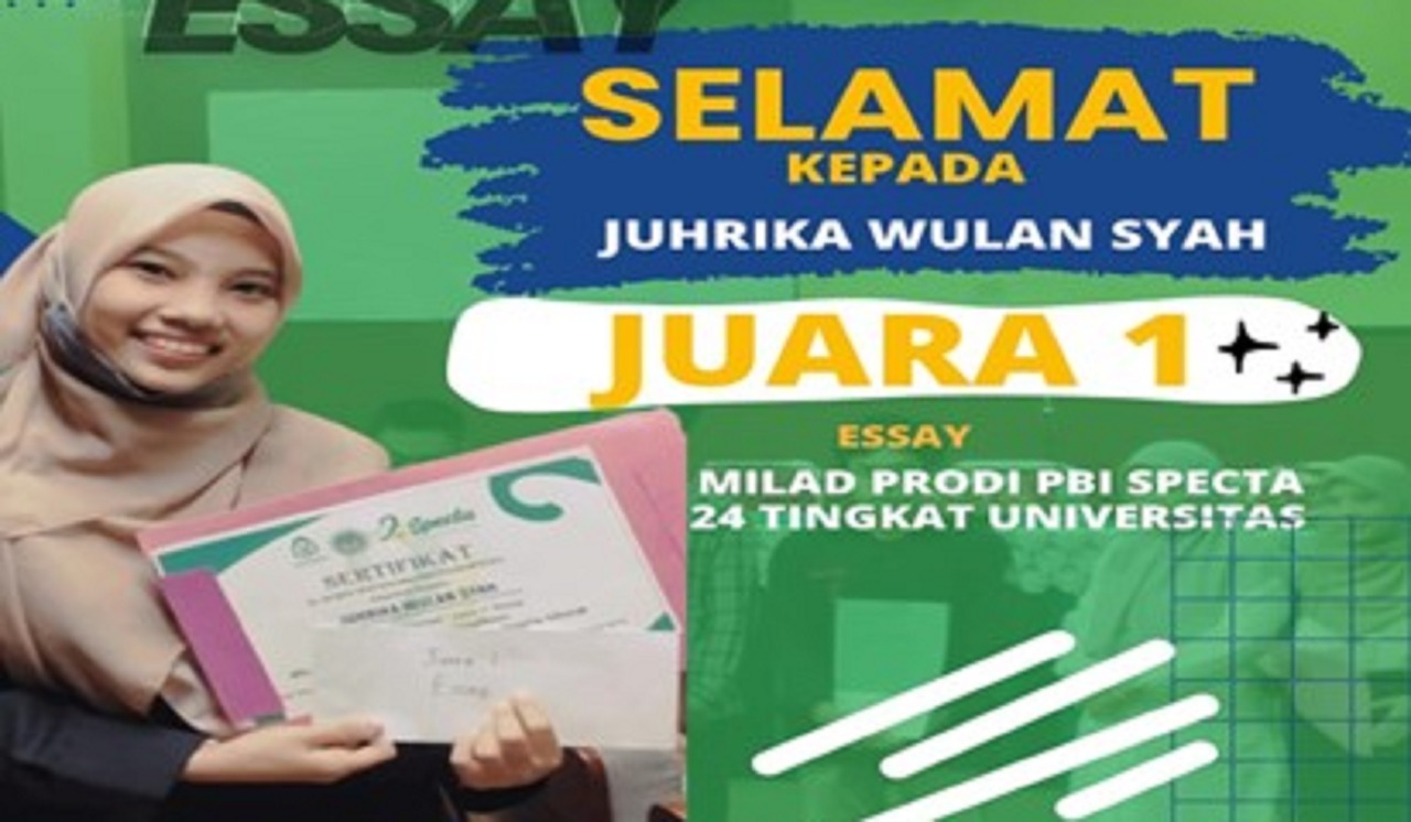 Gambar Mahasiswi MPI UIN Alauddin Raih Juara 1 Lomba Essay Specta 2022
