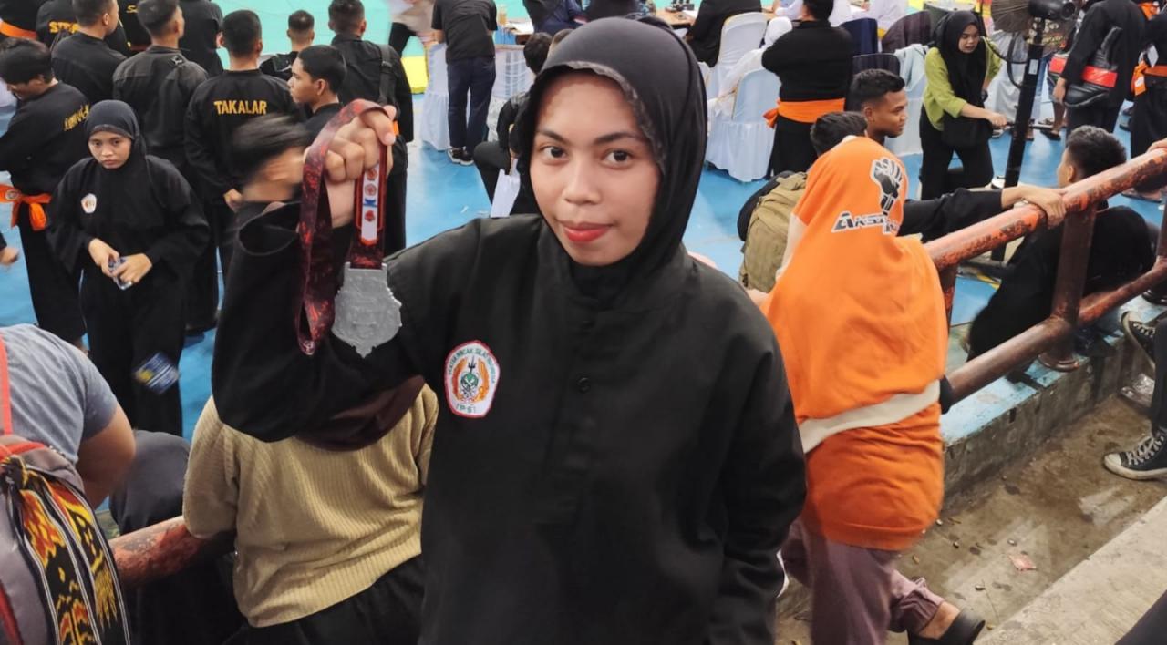 Gambar Mahasiswi Perbankan Syariah UIN Alauddin Juara II Kejurnas Championship 3 Makassar