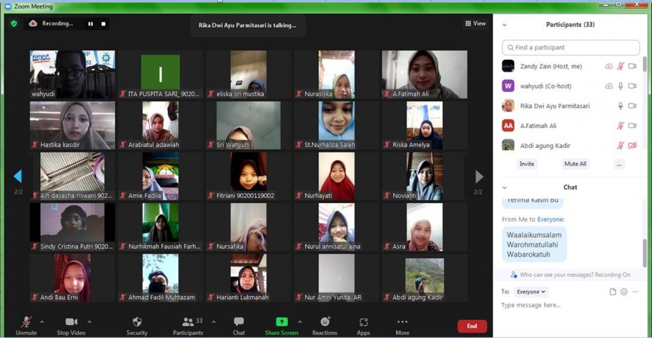 Gambar Manajemen UIN Alauddin Sharing Session tentang Bussiness Model Canvas