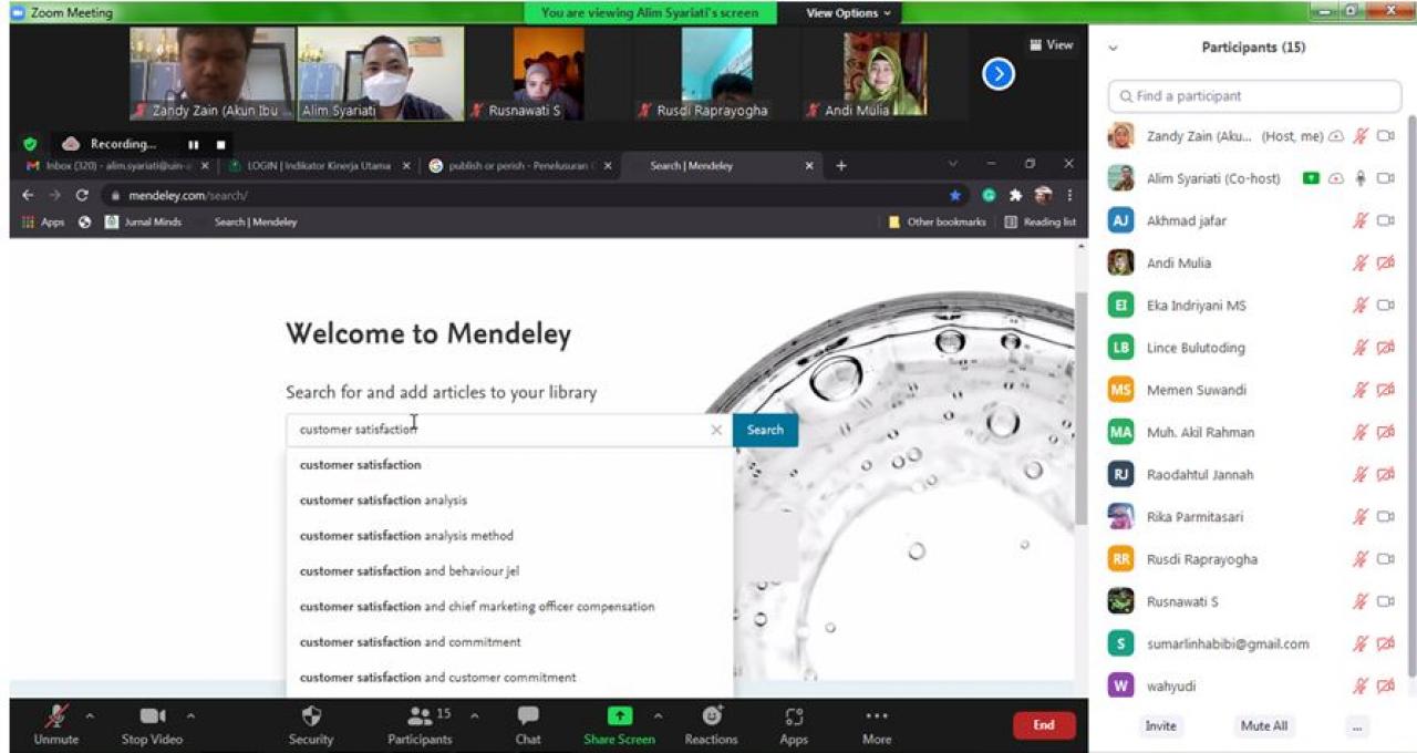 Gambar Manajemen UIN Alauddin Tingkatkan Kompetensi Dosen melalui Workshop Integrasi Publish Or Perish dan 
