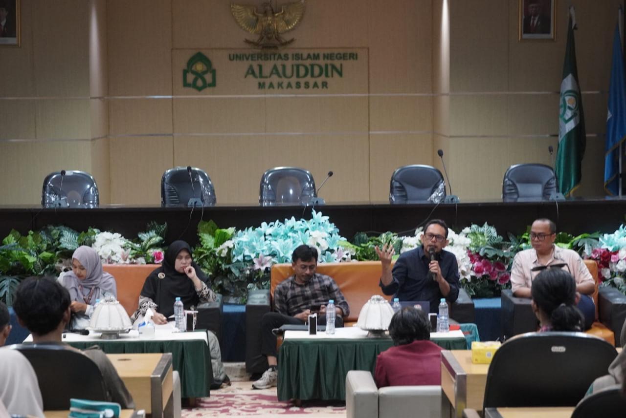 Gambar Mapalasta Berkolaborasi dengan UKM Ritma UIN Alauddin Menggelar Talkshow Gen Z dan Perubahan Iklim