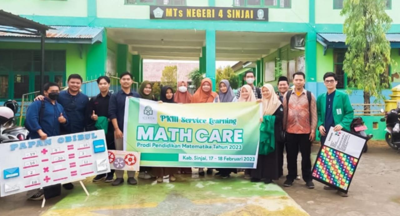 Gambar Math Care, PKM berbasis Service Learning Pendidikan Matematika UIN Alauddin di Sinjai