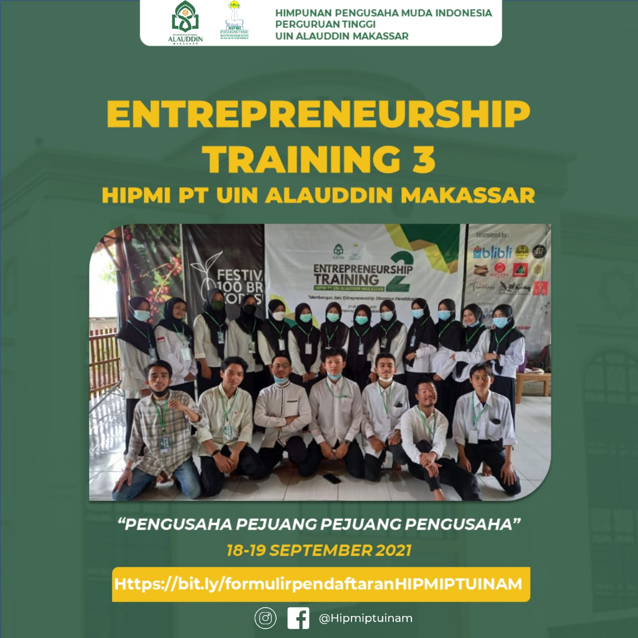 Gambar Mau Jadi Pengusaha, HIPMI PT UIN Alauddin Buka Pendaftaran Anggota Baru