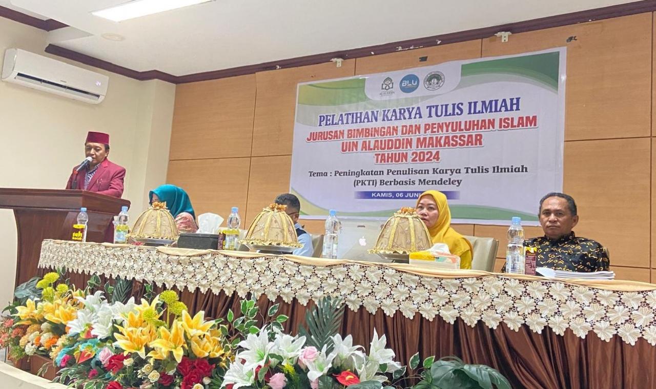 Gambar Melalui Pelatihan KTI, Prodi BPI UIN Alauddin Makassar Bekali Mahasiswa Susun Skripsi