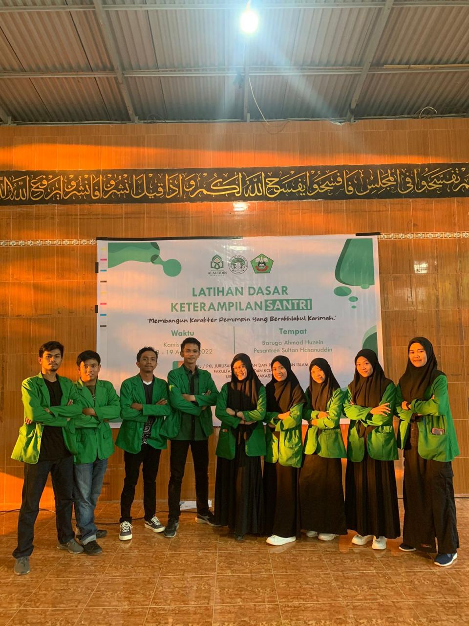 Gambar Membangun Karakter Pemimpin Berakhlakul Karimah, Mahasiswa PKL Prodi BPI Gelar LDK Santr