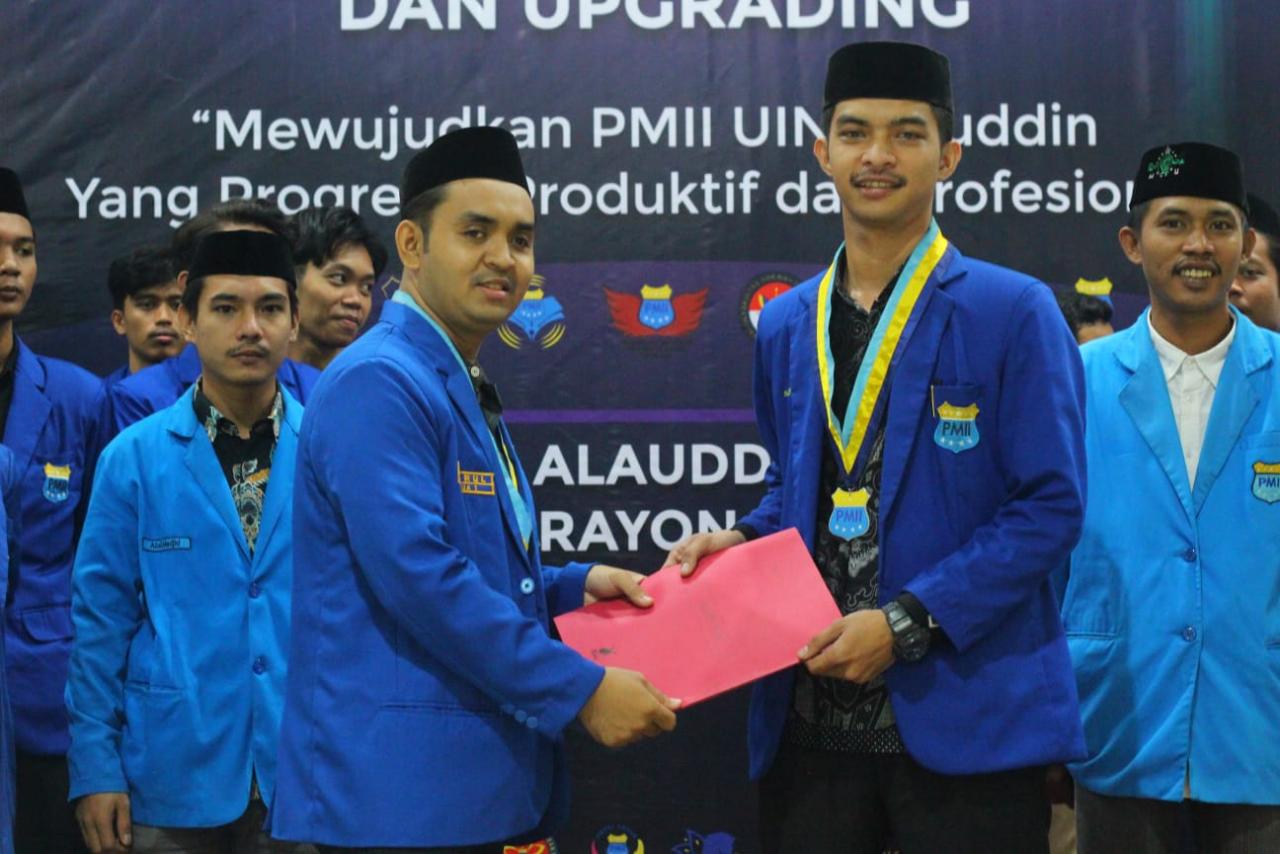 Gambar Membangun Mutu dan Optimisme Kader, PMII UIN Alauddin Makassar Gelar Pelantikan dan Upgreding
