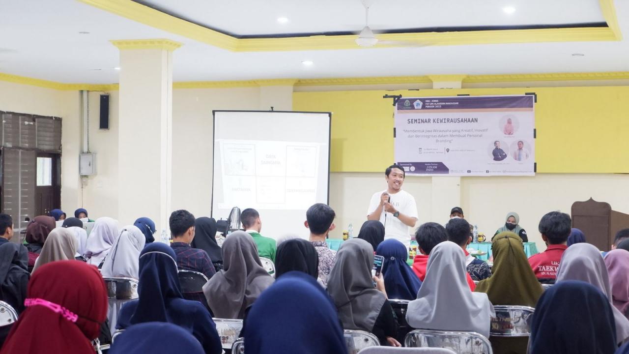 Gambar Membentuk Karakter Kreatif dan Inovatif, HMJ-Kimia Gelar Seminar Kewirausahaan